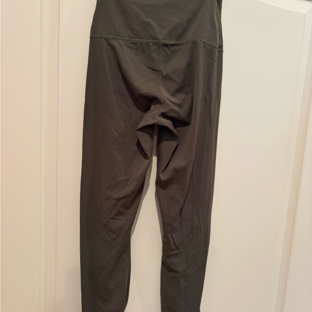 Stylish Gray and Green Women's Leggings - Picture 5 of 7
